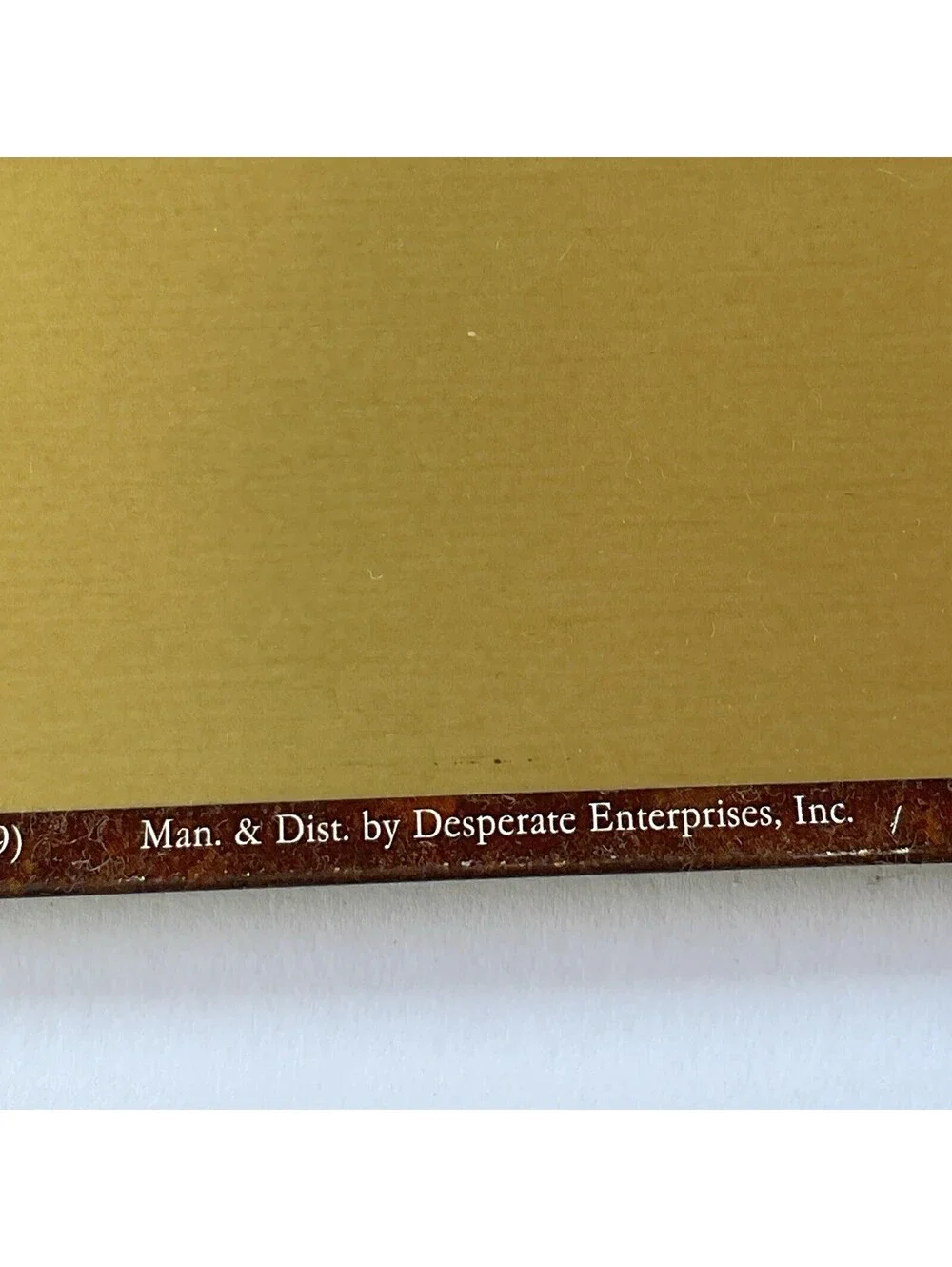 VTG TIN SIGN WONDER WOMAN TM & DC MARVEL MADE IN USA DESPERATE ENT.  # 1642